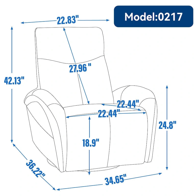 Fauteuil inclinable, pivotant et berçant motorisé Marron/Beige+Gris, pivotant à 270°, une place