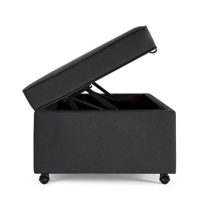 Banc de rangement en lin Avoine/Ivoire/Gris/Gris foncé/Noir, 2-3 personnes