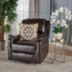 Fauteuil inclinable, pivotant et basculant en tissu anthracite, une place