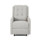 Fauteuil inclinable manuel beige, une place