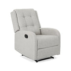 Fauteuil inclinable manuel beige, une place