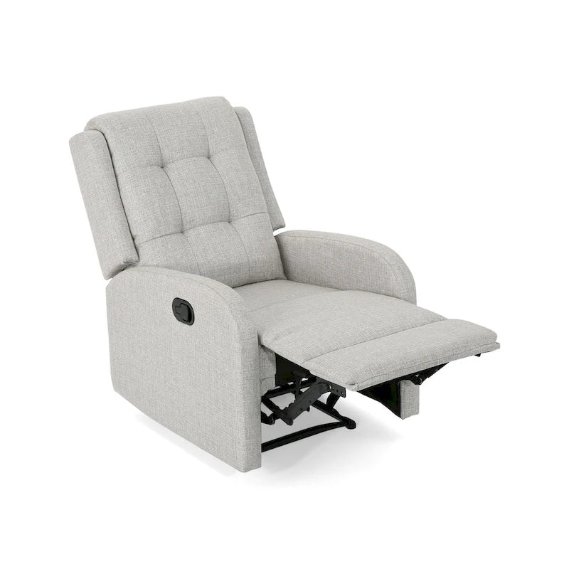 Fauteuil inclinable manuel beige, une place