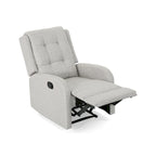 Fauteuil inclinable manuel beige, une place