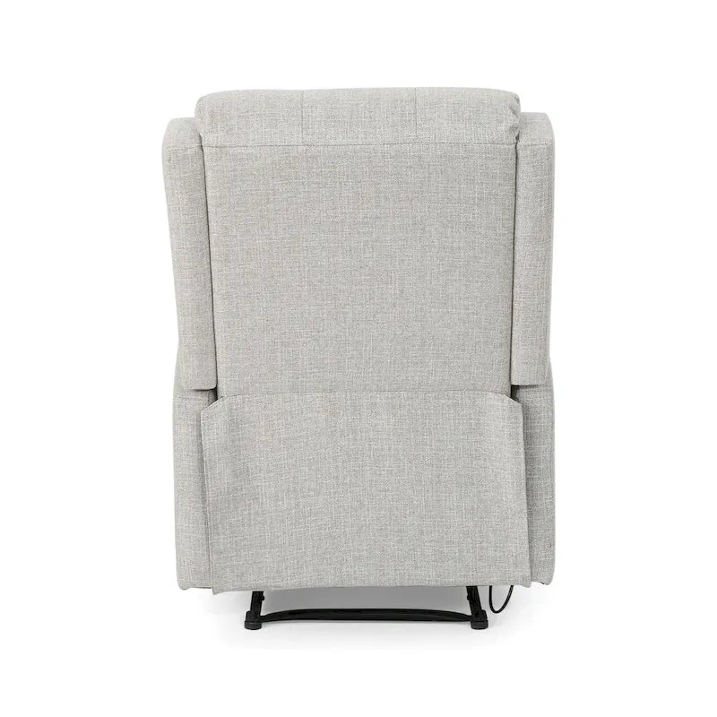 Fauteuil inclinable manuel beige, une place