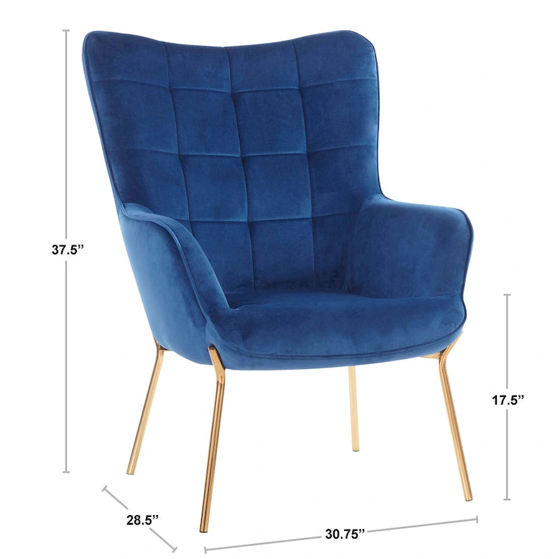 Fauteuil de salon en velours/similicuir avec ottoman, plusieurs coloris, 1 place
