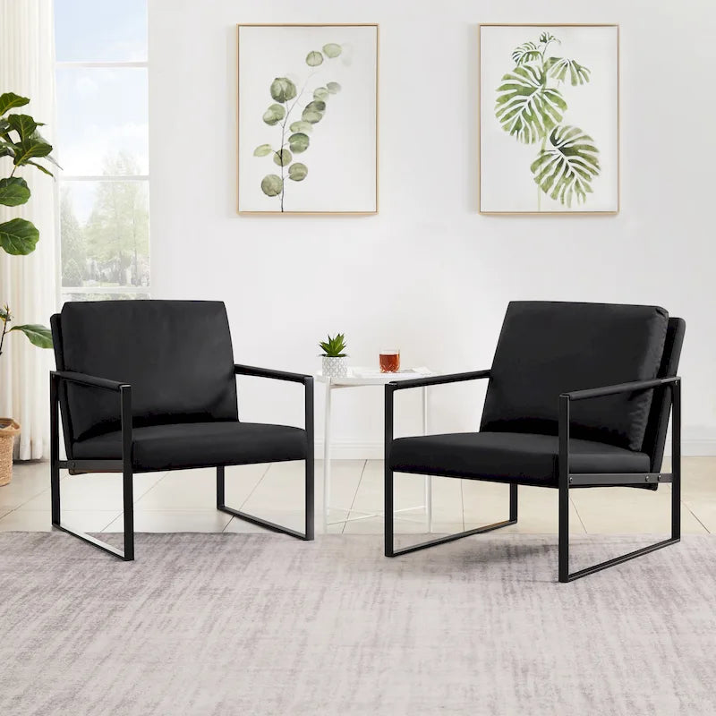 Fauteuil d'appoint en similicuir gris / orange / noir / camel / chocolat – 1 personne