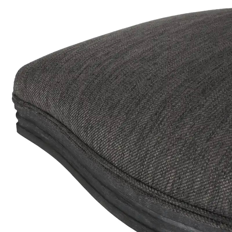 Fauteuil de bureau pivotant rembourré – Beige/Cognac/Brun foncé/Anthracite, Tissu et similicuir, 1 personne