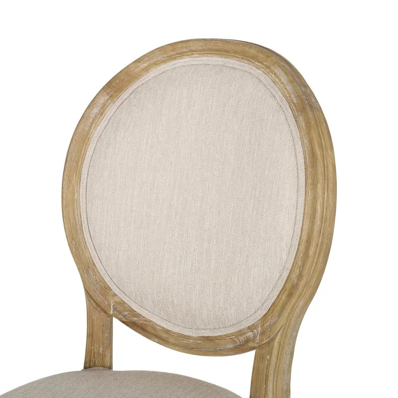 Fauteuil de bureau pivotant rembourré – Beige/Cognac/Brun foncé/Anthracite, Tissu et similicuir, 1 personne