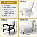 Fauteuil d'appoint imprimé animal noir et blanc – Sans accoudoirs / D'appoint / Avec accoudoirs, 1 place
