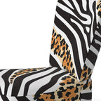 Fauteuil d'appoint imprimé animal noir et blanc – Sans accoudoirs / D'appoint / Avec accoudoirs, 1 place
