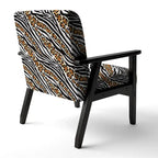 Fauteuil d'appoint imprimé animal noir et blanc – Sans accoudoirs / D'appoint / Avec accoudoirs, 1 place