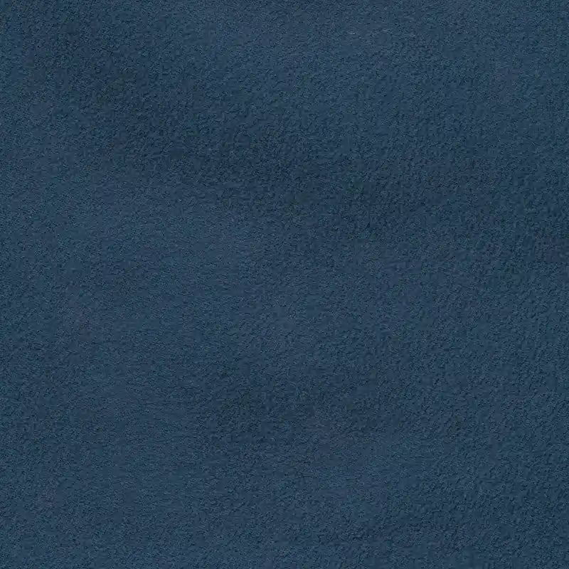 Canapé 3 places en microfibre bleu marine, dossier oreiller