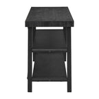 Meuble TV à base en X gris / noir / chêne / marron de 60 pouces, étagère ouverte, convient aux téléviseurs jusqu'à 65 pouces