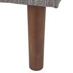 Lit plate-forme queen size capitonné à canaux bordeaux/crème/gris/rose pour 2 personnes
