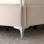 Cadre de lit en velours avec plateforme, bleu / noir / gris / beige, très grand lit, 2 personnes