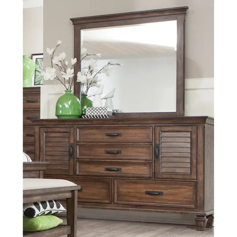 Chambre à coucher 4 pièces avec panneaux beiges et cappuccino — Grand lit / Très grand lit / Très très grand lit, 1–2 personnes