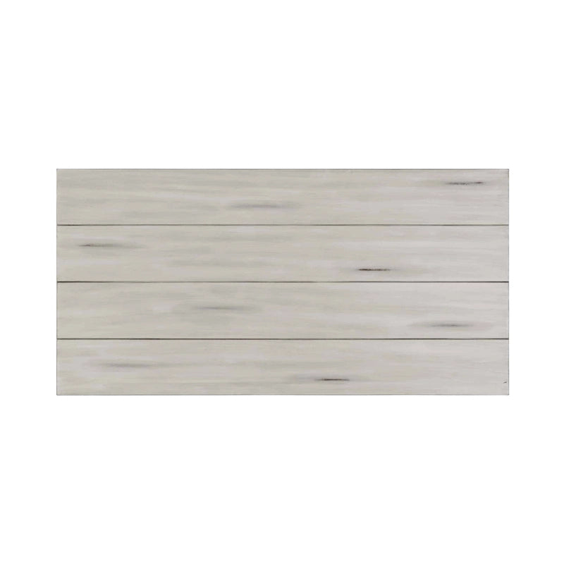 Table basse en bois de style ferme, blanc antique