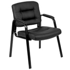 Fauteuil d'appoint capitonné noir – Une place
