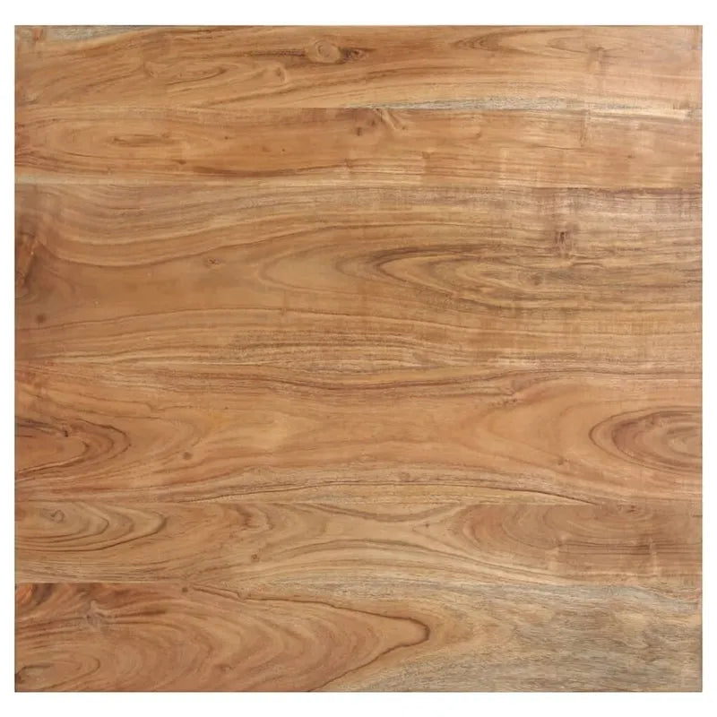 Tables basses gigognes en bois marron, lot de 2