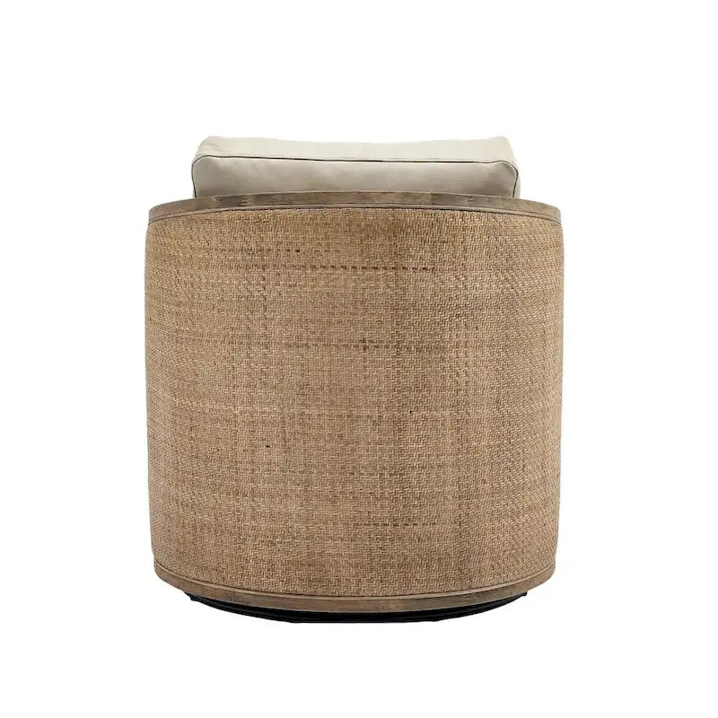 Fauteuil pivotant d'appoint gris / marron / beige / noir carbone / gris huître, 1 personne