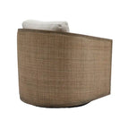 Fauteuil pivotant d'appoint gris / marron / beige / noir carbone / gris huître, 1 personne
