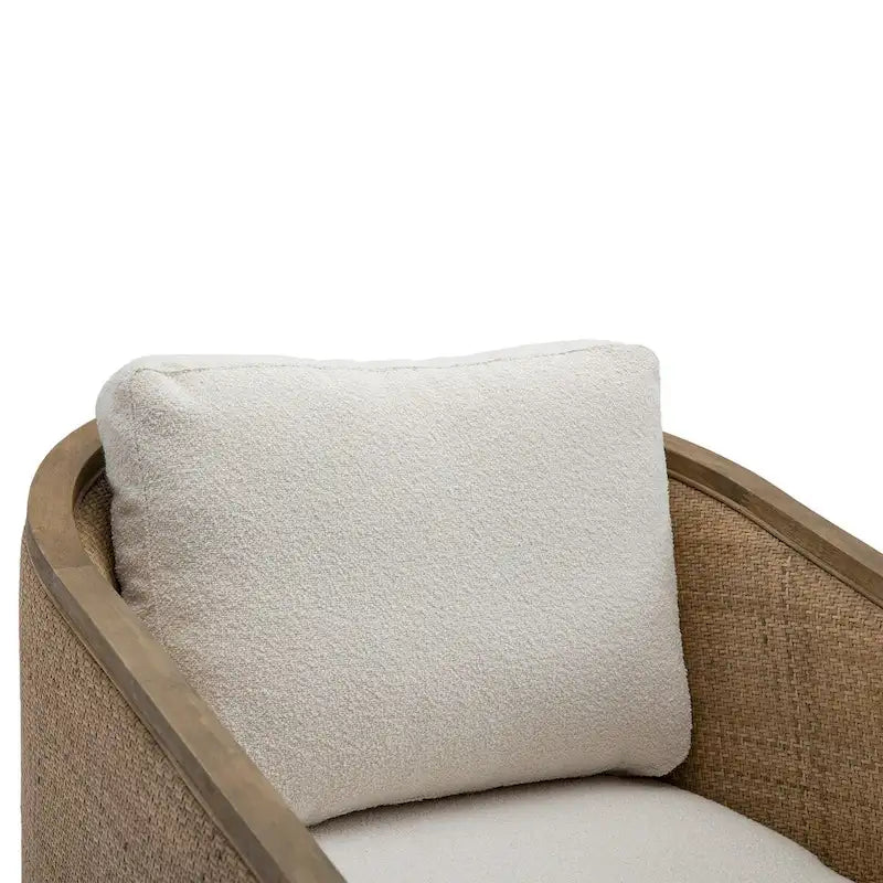 Fauteuil pivotant d'appoint gris / marron / beige / noir carbone / gris huître, 1 personne