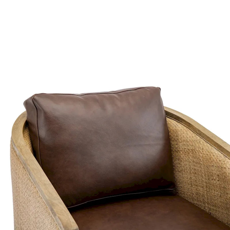 Fauteuil pivotant d'appoint gris / marron / beige / noir carbone / gris huître, 1 personne