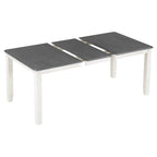 Ensemble table à manger extensible – Brun/Blanc, Brun antique, Blanc/Gris – Jusqu'à 8 places