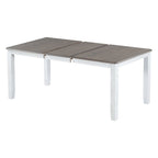 Ensemble table à manger extensible – Brun/Blanc, Brun antique, Blanc/Gris – Jusqu'à 8 places