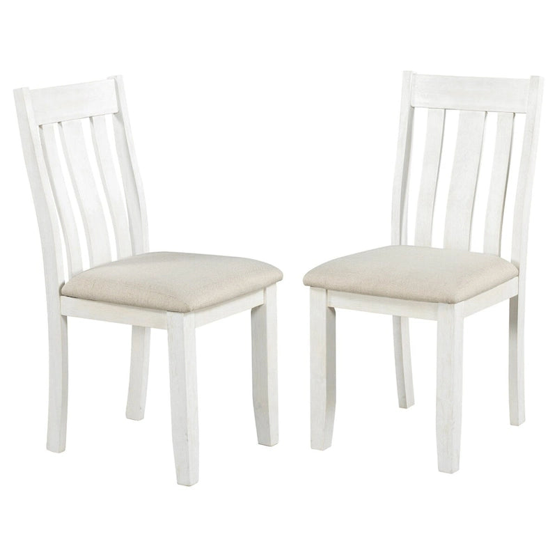 Ensemble table à manger extensible – Brun/Blanc, Brun antique, Blanc/Gris – Jusqu'à 8 places