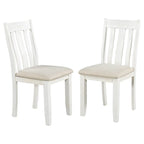 Ensemble table à manger extensible – Brun/Blanc, Brun antique, Blanc/Gris – Jusqu'à 8 places