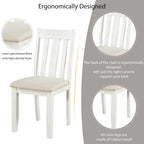 Ensemble table à manger extensible – Brun/Blanc, Brun antique, Blanc/Gris – Jusqu'à 8 places