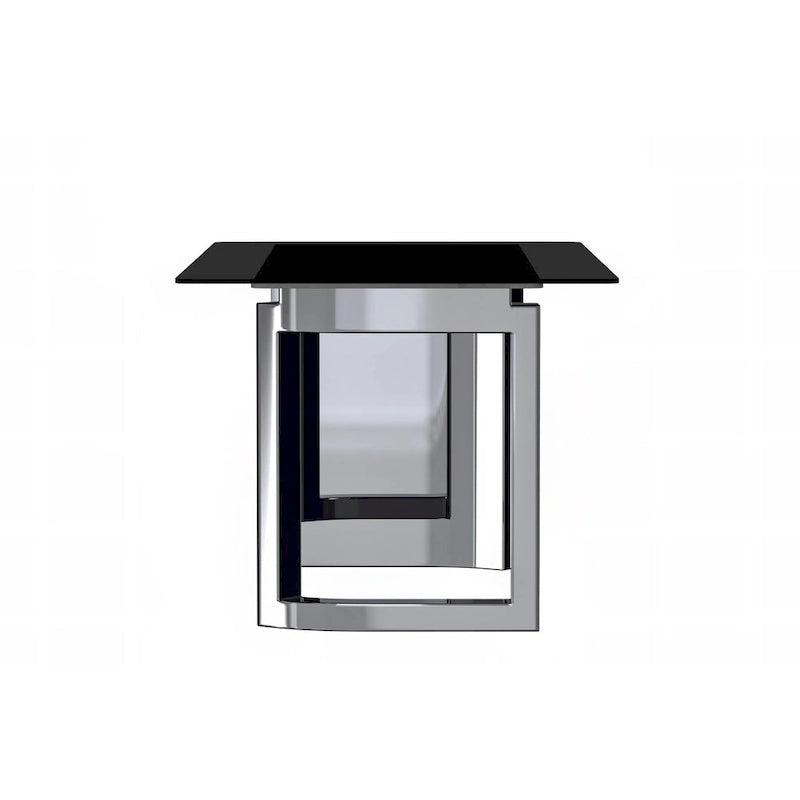Table de salle à manger moderne en pierre frittée et verre – Blanc/Gris/Noir ou Blanc, 140/157/180 cm, 4-6 places