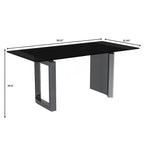 Table de salle à manger moderne en pierre frittée et verre – Blanc/Gris/Noir ou Blanc, 140/157/180 cm, 4-6 places