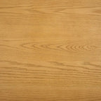 Table à manger ovale en bois naturel, 6 places – 79"L × 46"P × 30"H
