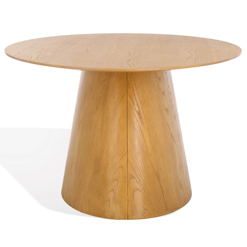 Table à manger ovale en bois naturel, 6 places – 79"L × 46"P × 30"H