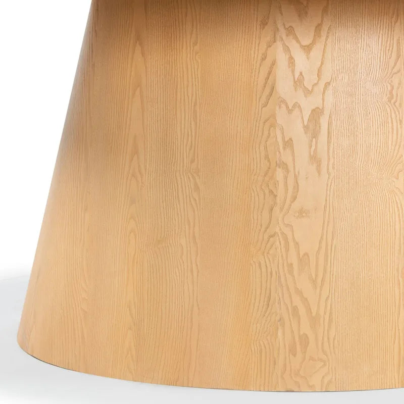 Table à manger ovale en bois naturel, 6 places – 79"L × 46"P × 30"H