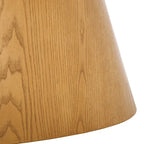Table à manger ovale en bois naturel, 6 places – 79"L × 46"P × 30"H
