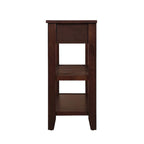 Table console de 42 po avec tiroirs et étagères à niveaux