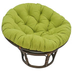 Fauteuil Papasan en rotin de 42 pouces avec coussin en sergé