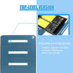 Classeur mobile/vertical à 3 tiroirs pour bureau à domicile